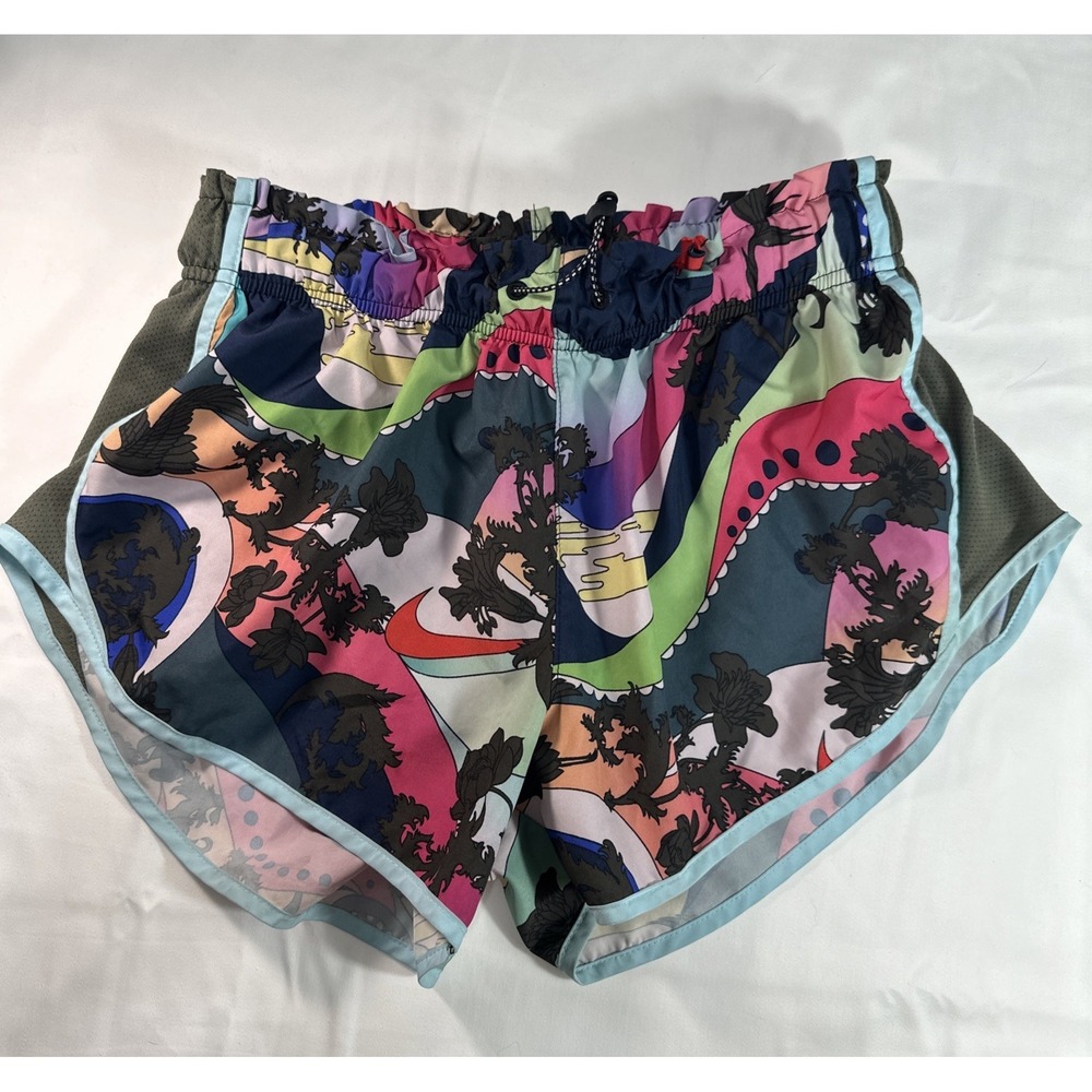 Nike Dri-Fit Dry Tempo Icon Clash Running Shorts Pink Floral Cute Womens M